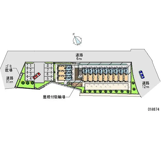 ★手数料０円★市川市柏井町　月極駐車場（LP）